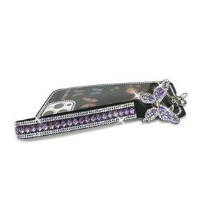 Jacqueline Kent WINGS OF THE HEART PHONE WRIST LANYARD PURPLE